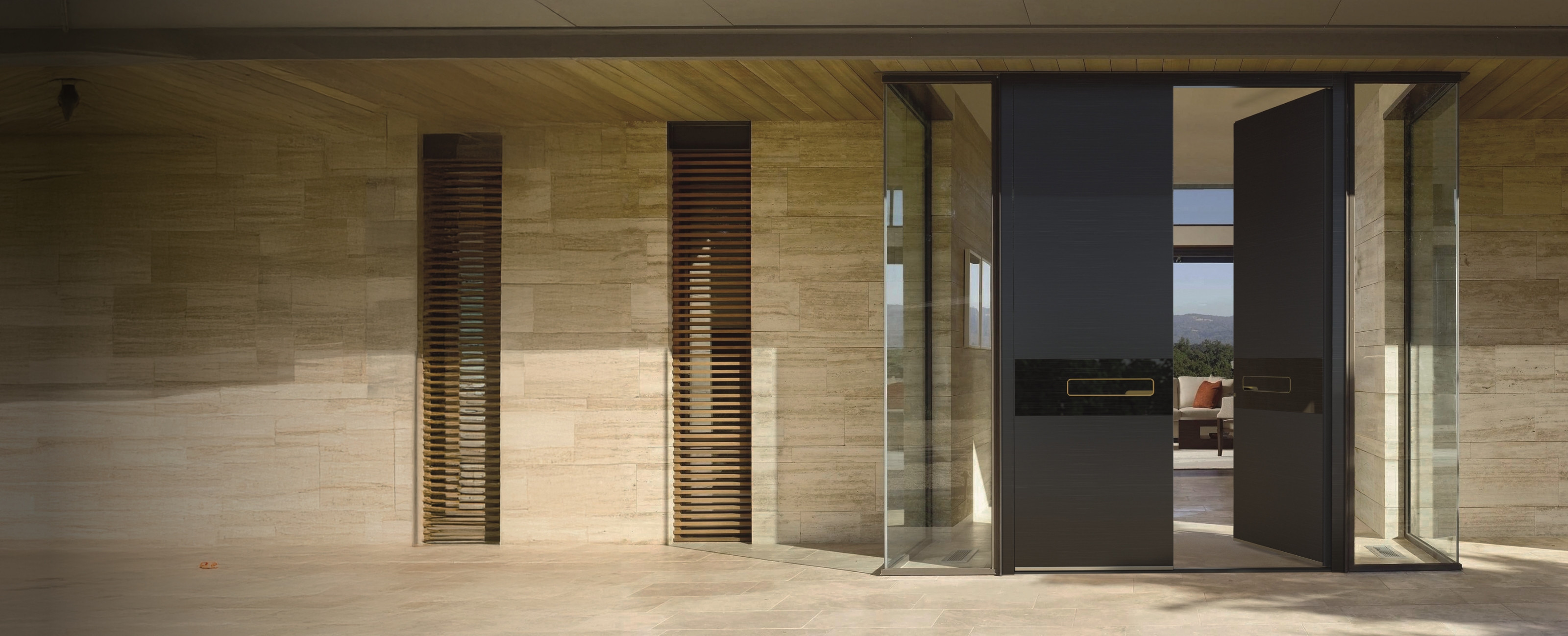 Porte d'entrée aluminium